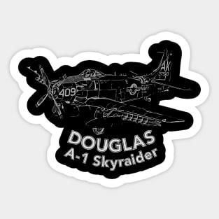 Douglas A-1 Skyraider Sticker